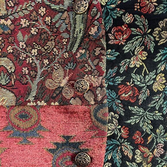 Vintage Against Gravitee Tapestry Vest One Size Fits Most - Picture 4 of 6